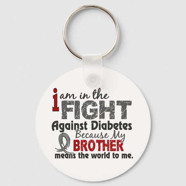 Brother Elak World to Me Diabetes Nyckelring (Framsida)