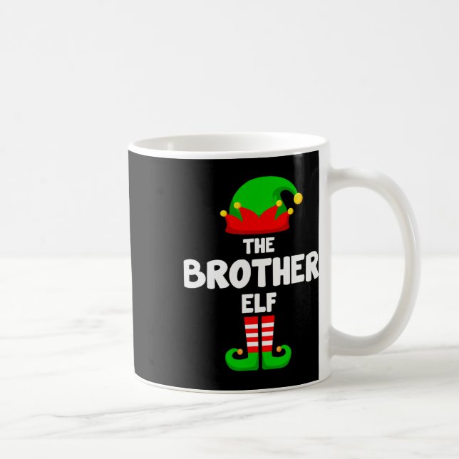 Brother Elf Funny Julmatchande familje-Pa Kaffemugg (Höger)