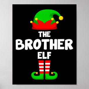 Brother Elf Funny Julmatchande familje-Pa Poster