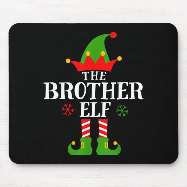 Brother Elf Funny Matching Family Group Christmas  Musmatta (Framsidan)