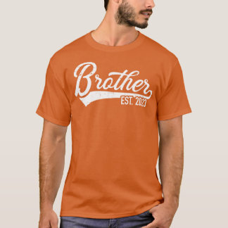 Brother est 2023 for bro to be t shirt