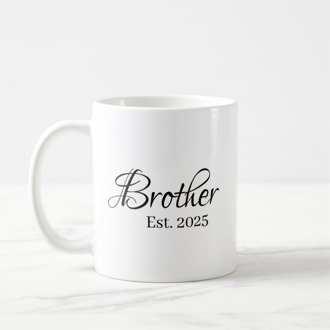 Brother Est. Year – Established Brother Milestone Kaffemugg (Vänster)