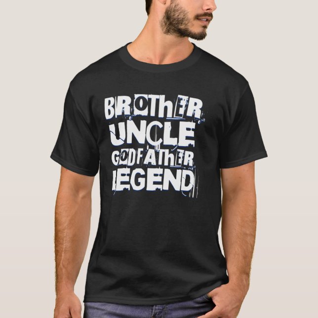 Brother farbror Godfather Legend Favorite farbror  T Shirt (Framsida)