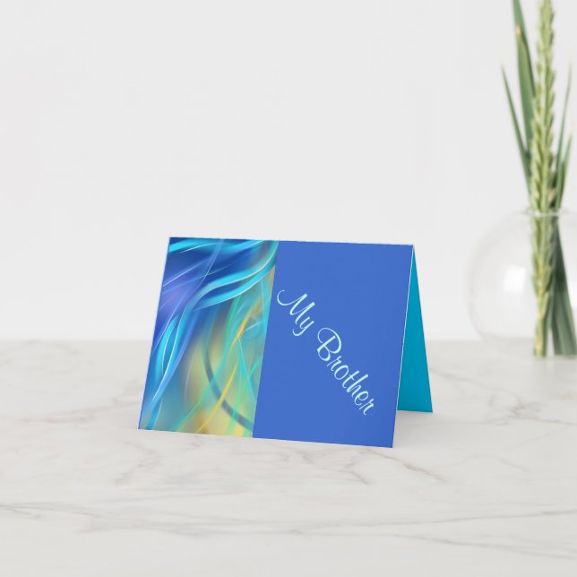 Brother-födelsedag Kort (Framsida)