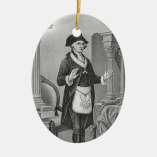 Brother George Washington Julgransprydnad Keramik