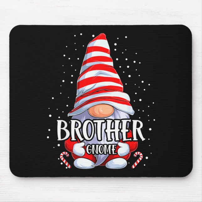 Brother Gnome Christmas Pajamas Matching Family Gr Musmatta (Framsidan)