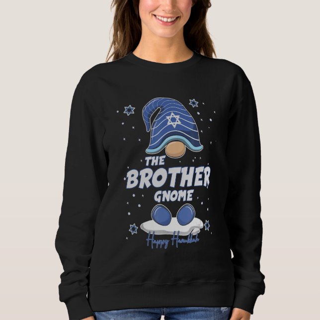 Brother Gnome  Hanukkah Family Matching for men wo T Shirt (Framsida)