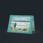 BROTHER Grattis på födelsedagen - Man och Ocean Vå Kort<br><div class="desc">Det här kortet med en man som tittar ut i havet vinkarare är ett födelsedagskort med ett upphetsat och inspirerande tema. Den inre texten är helt anpassade. Om du vill se mer av den här designen skriver du in eller klipper ut och klistrar in i Zazzles sökruta: Jaclinart födelsedagspresent, havsvåg...</div>