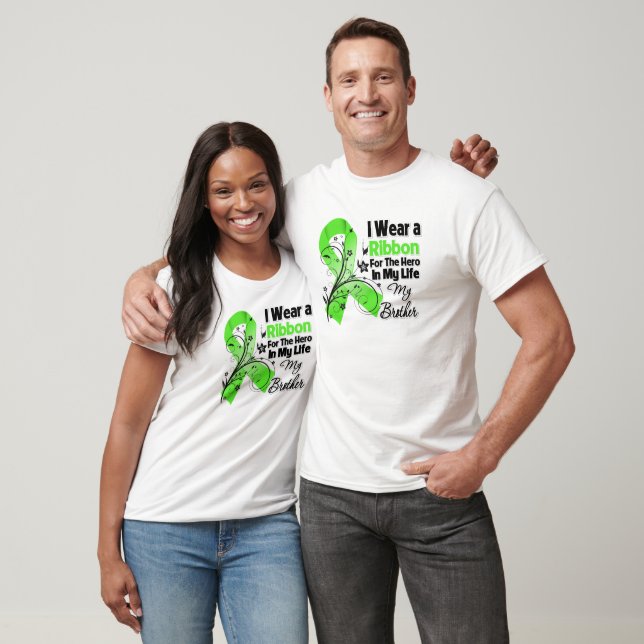 Brother Hero i mitt livlymphoma Ribbon Tee (Unisex)