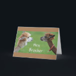BROTHER HUMOR FÖR MIN FAV *SISTER'S* BIRTHDAY! KORT<br><div class="desc">TACK FÖR ATT STOPPA AV ETT AV MINA ÅTTA LAGER!!!!!!</div>