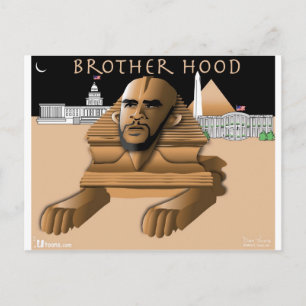 Brother Huva night Vykort