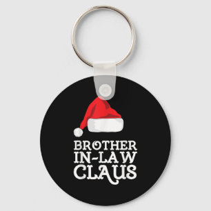 Brother-in-law Claus jul Santas Pajama Famil Nyckelring