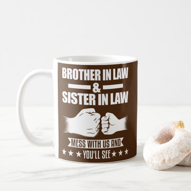 Brother in law sister in law  kaffemugg (Med munk)