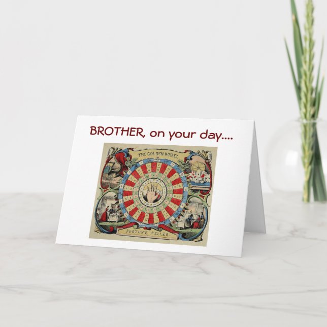 *BROTHER* JAG PREDICT "DU HAR EN GRATTIS PÅ FÖDELS KORT (Framsida)