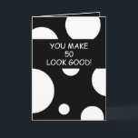 Brother Joke Black Personlig Bro 50:e födelsedagen Kort<br><div class="desc">Brother Joke Black Personlig Bro 50 Birthday, en vacker design som är avsedd för alla som tittar vackra födelsedagskort för broder, födelsedagskort för äldre bror eller födelsedagskort för yngre bror, den här skulle vara coola. Utformningen har en bakgrund i fullt med vissa vita cirklar, det är anpassade, du kan lägga...</div>