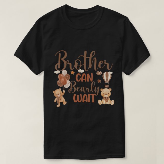 Brother kan bota vänta med att få en könsneutral p t shirt (Design framsida)