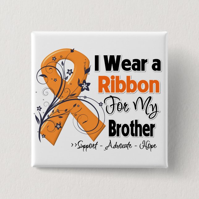 Brother - Leukemia Ribbon Knapp (Framsida)