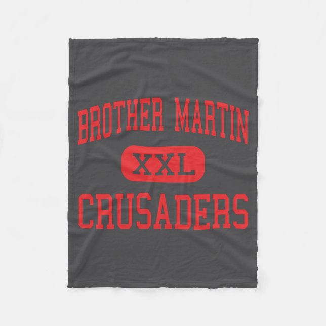 Brother Martin Crusaders High New Orleans _1  Fleecefilt (Framsidan)