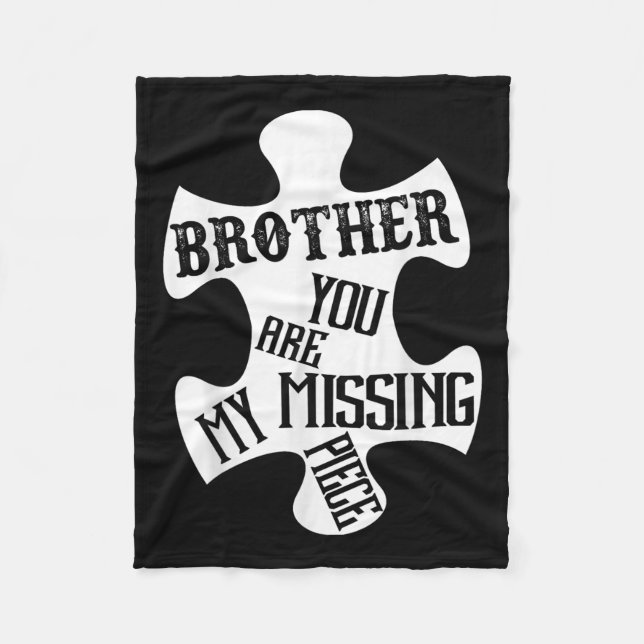 Brother min Guardian Angel du är min saknade Biet Fleecefilt (Framsidan)