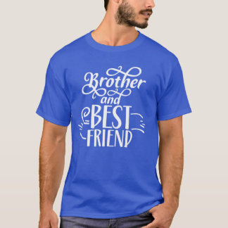 Brother och Best Friendeam Brothers Vänskap vin T Shirt