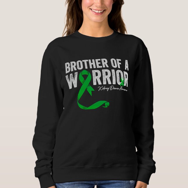 brother of a Warrior Kidney Disease Awareness T Shirt (Framsida)