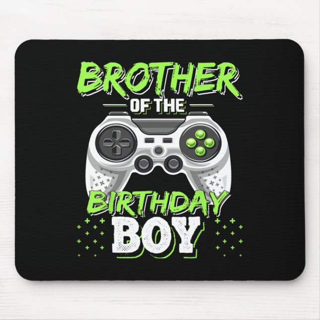 Brother Of The Birthday Boy Matching Video Game Bi Musmatta (Framsidan)