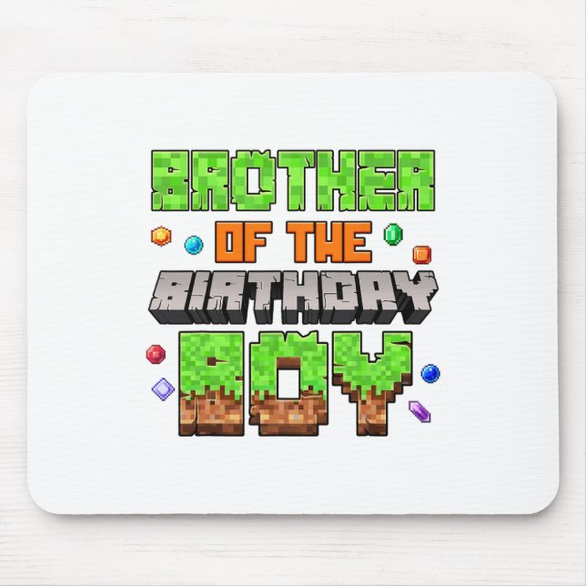 Brother Of The Birthday Boy Pixel Gaming Video Gam Musmatta (Framsidan)