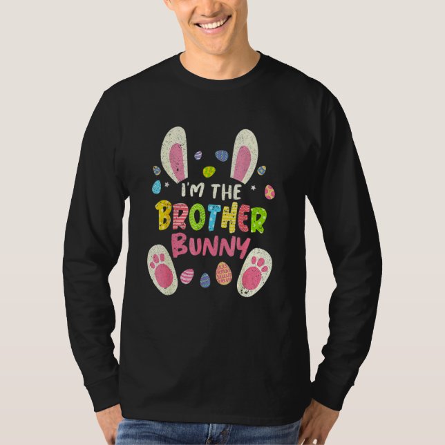 Brother Påsk Matching Family Party Bunny Ansikte C T Shirt (Framsida)