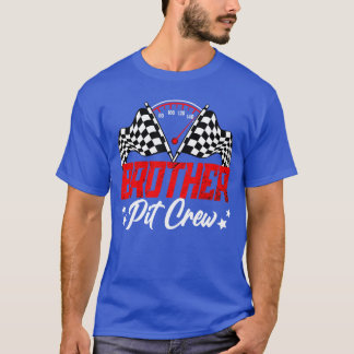 Brother Pit Crew Födelsedagsfest Tävling Älskare T Shirt