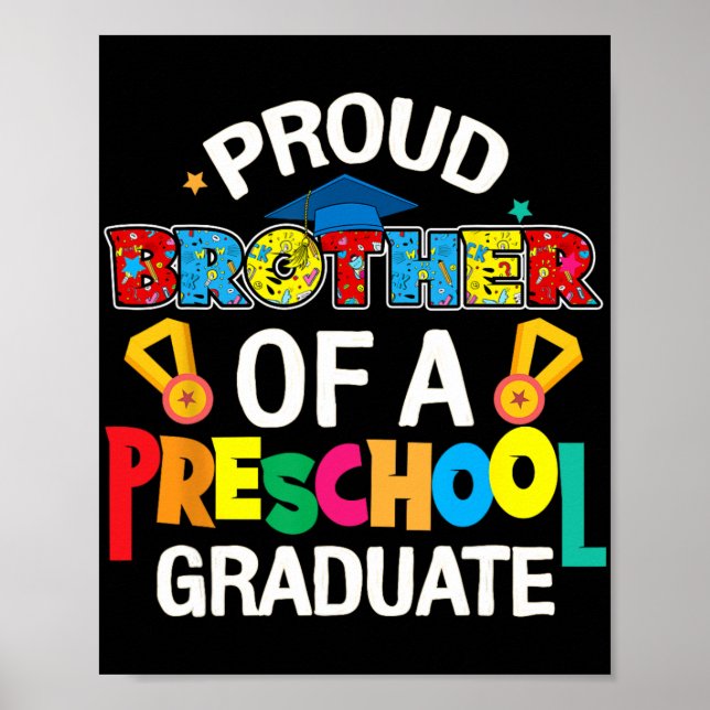 Brother Preschool Student förra dagen, School Fami Poster (Framsidan)