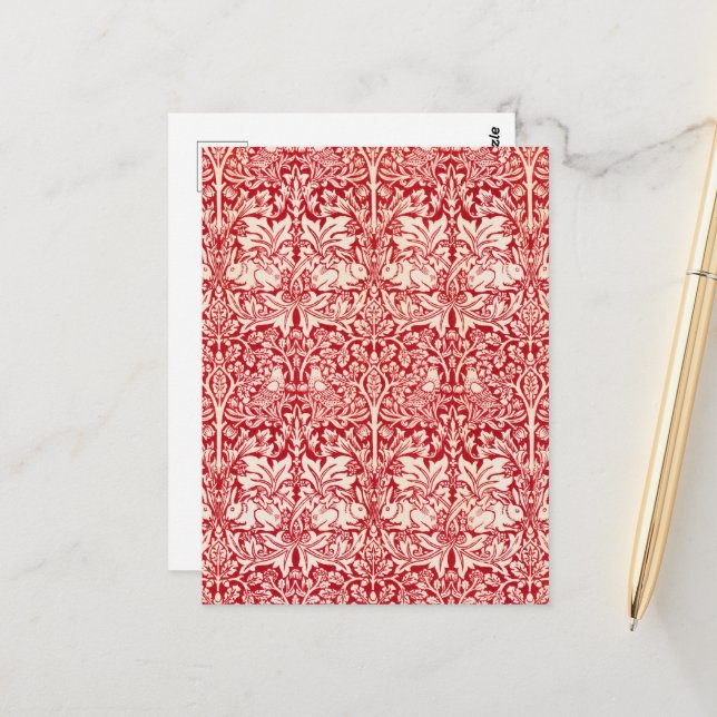 Brother Rabbit av William Morris Vykort (Fram/Back In Situ)