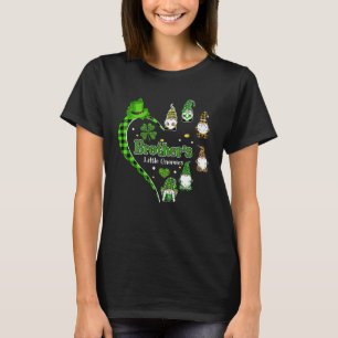 Brother S Little Gnomies Cute Gnomes Heart St Patr T Shirt