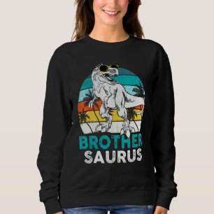 Brother Saurus Dinosaur Matching Family T Rex Vint Shirt