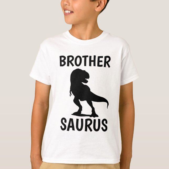 BROTHER SAURUS Funny T-shirts (Framsida)