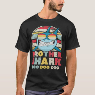 Brother Shark Gift För barn T Shirt