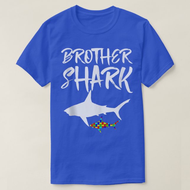 Brother Shark Tee Shirts Funny Women Sharks Tee Br (Design framsida)
