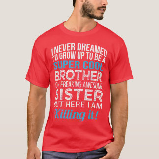 Brother Shirt Funny Brother Gift från Sister Birth T Shirt
