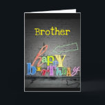 **BROTHER*** SKRIVNINGEN FINNS PÅ BIRTHDAY-KORTET KORT<br><div class="desc">TALA OM FÖR DIN ***TWIN** HUR MYCKET DU ÖNSKAR HENNE ETT "MYCKET GRATTIS PÅ FÖDELSEDAGEN" TACK FÖR ATT DU STOPPAT MED 1 AV MINA 8 LAGRAR!!</div>