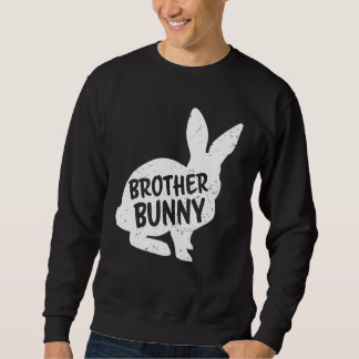 Brother Son Bunny Matching Group Funny Family Öste Lång Ärmad Tröja