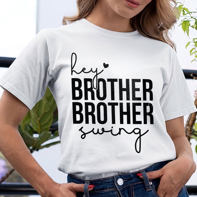 Brother Swing, Baseball Gift T-Shirt (Skapare uppladdad)