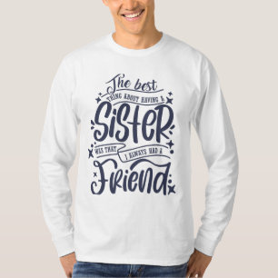 Brother Syskon Day Syster Quotation, bror syrran T Shirt