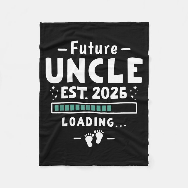 Brother To Uncle Pregnancy Announcement - Future U Fleecefilt (Framsidan)