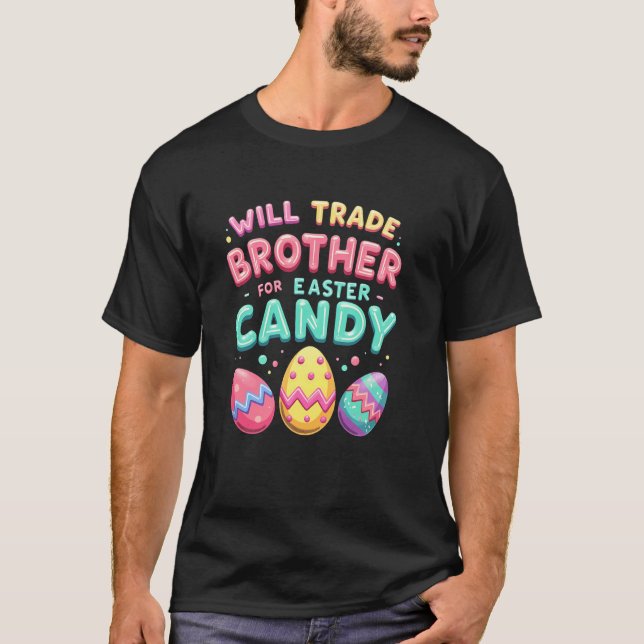 Brother Trade Påsk 2025 Godis Feber T Shirt (Framsida)
