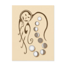 Brother Uggla : Sister Måne vykort