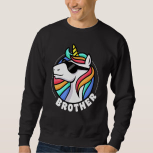 Brother Unicorn for Boys Lång Ärmad Tröja