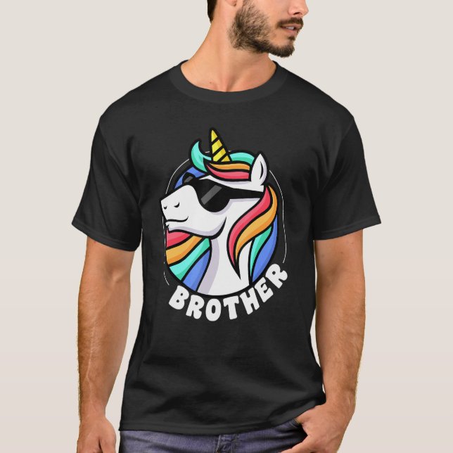 Brother Unicorn for Boys T Shirt (Framsida)
