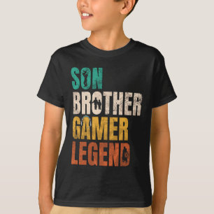 Brother Video Gamer Legend Matching Family Syskon T Shirt