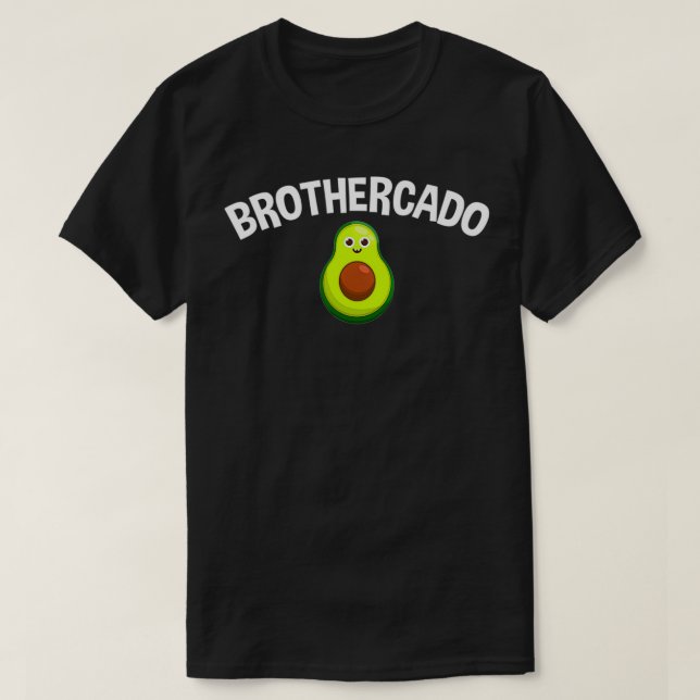 Brothercado Funny Avocado Brother Sibilings banan T Shirt (Design framsida)