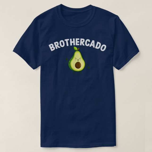 Brothercado Funny Avocado Brother Sibilings Tee (Design framsida)
