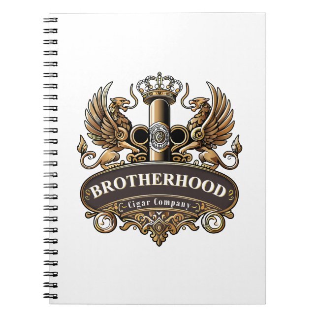 Brotherhood Cigar Company Notebook Anteckningsbok (Framsidan)